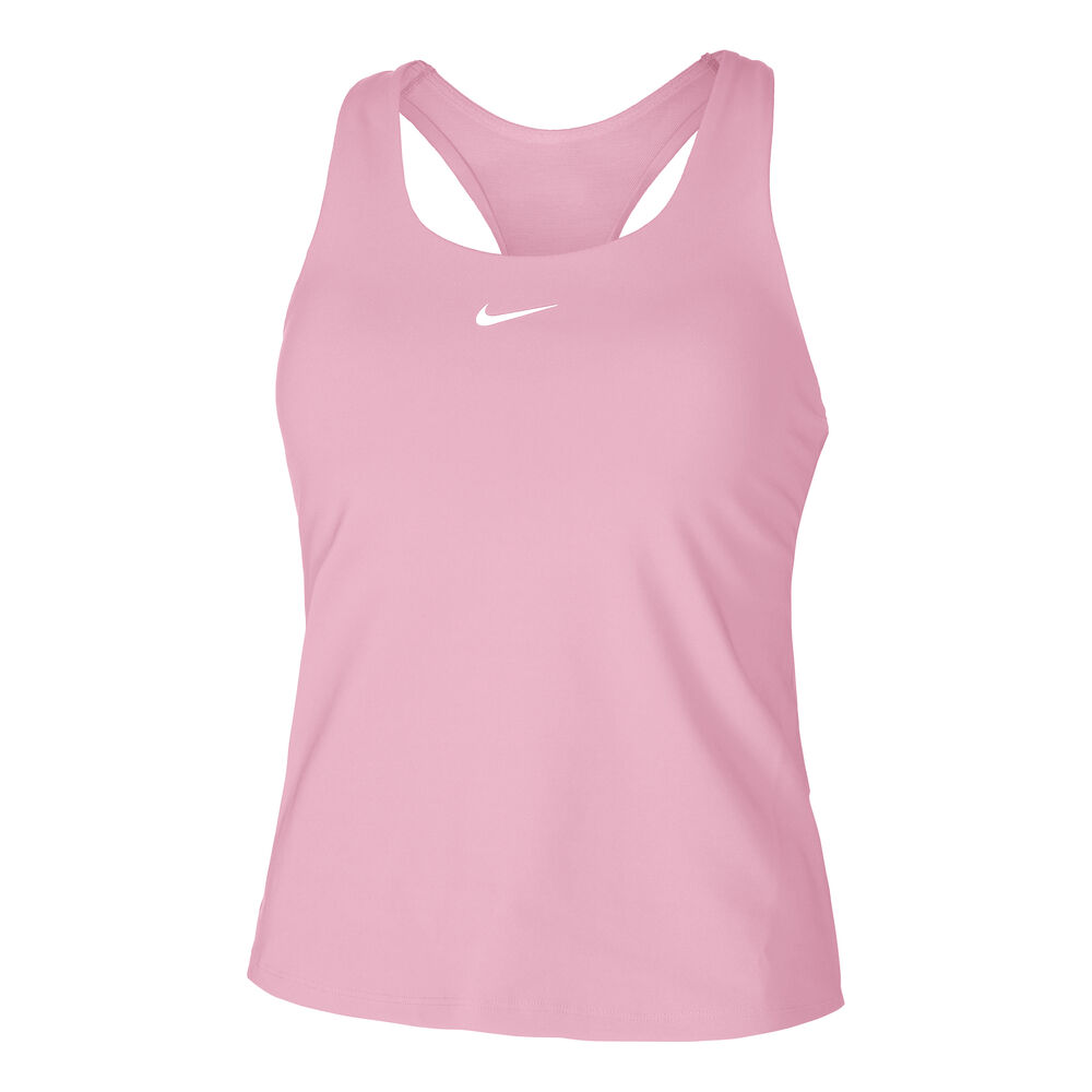 Nike Dri-Fit Swoosh Bra Camiseta De Tirantes Mujeres-Rosa Viejo,Rosa