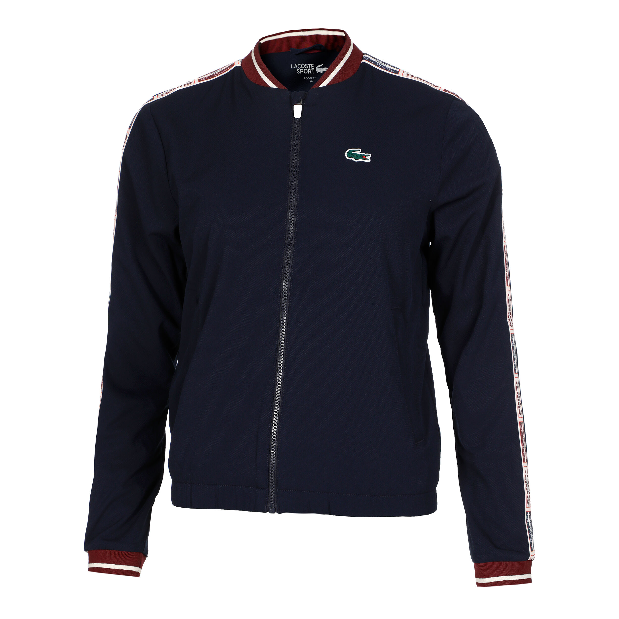 Buy Lacoste Active Performance Chaqueta De Entrenamiento Mujeres Azul Oscuro Multicolor online Tennis Point ES