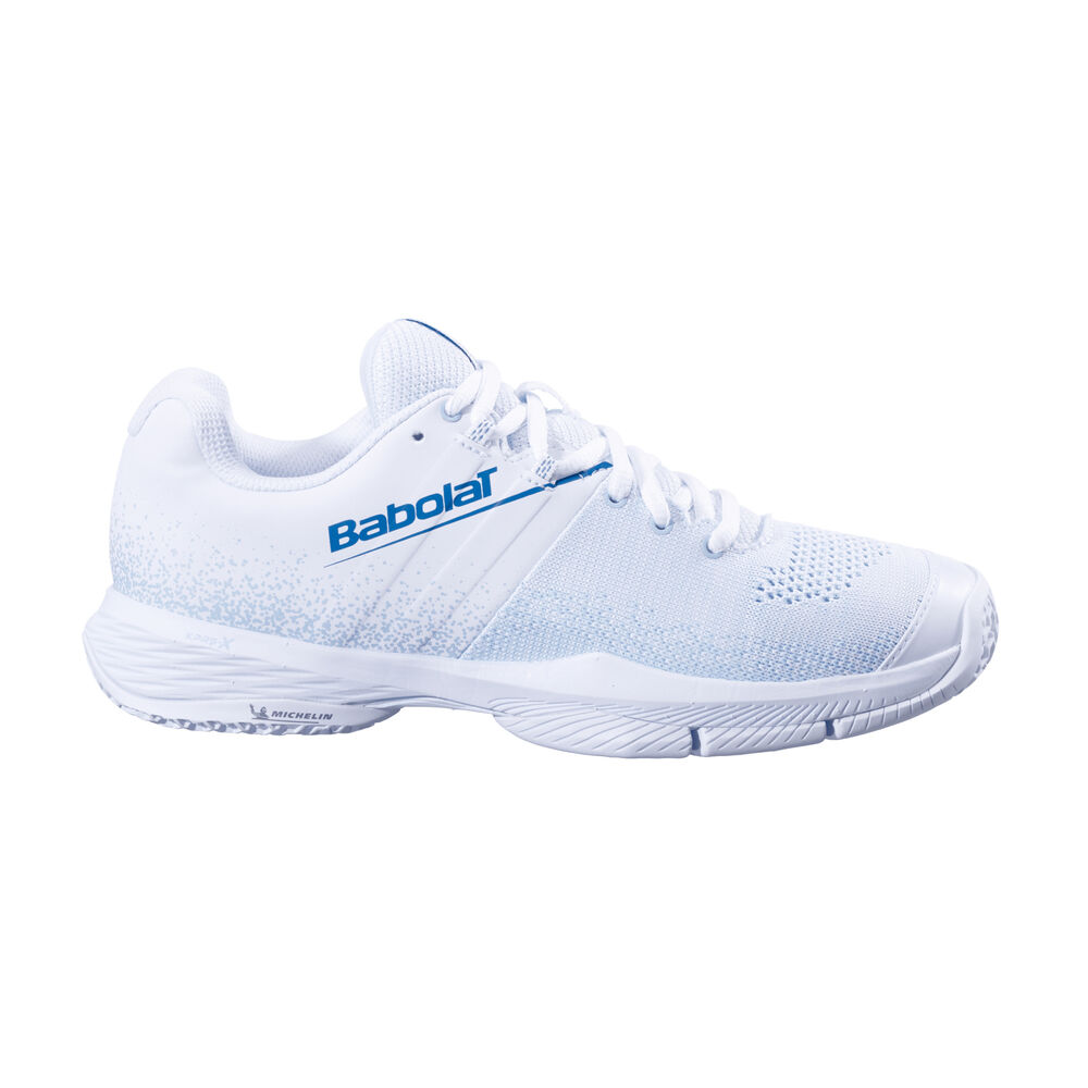 Babolat SENSA Zapatilla De Pádel Mujeres-Blanco,Azul