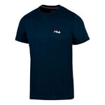 Fila Fila Logo small 2 Camiseta de manga corta Hombres-azul oscuro