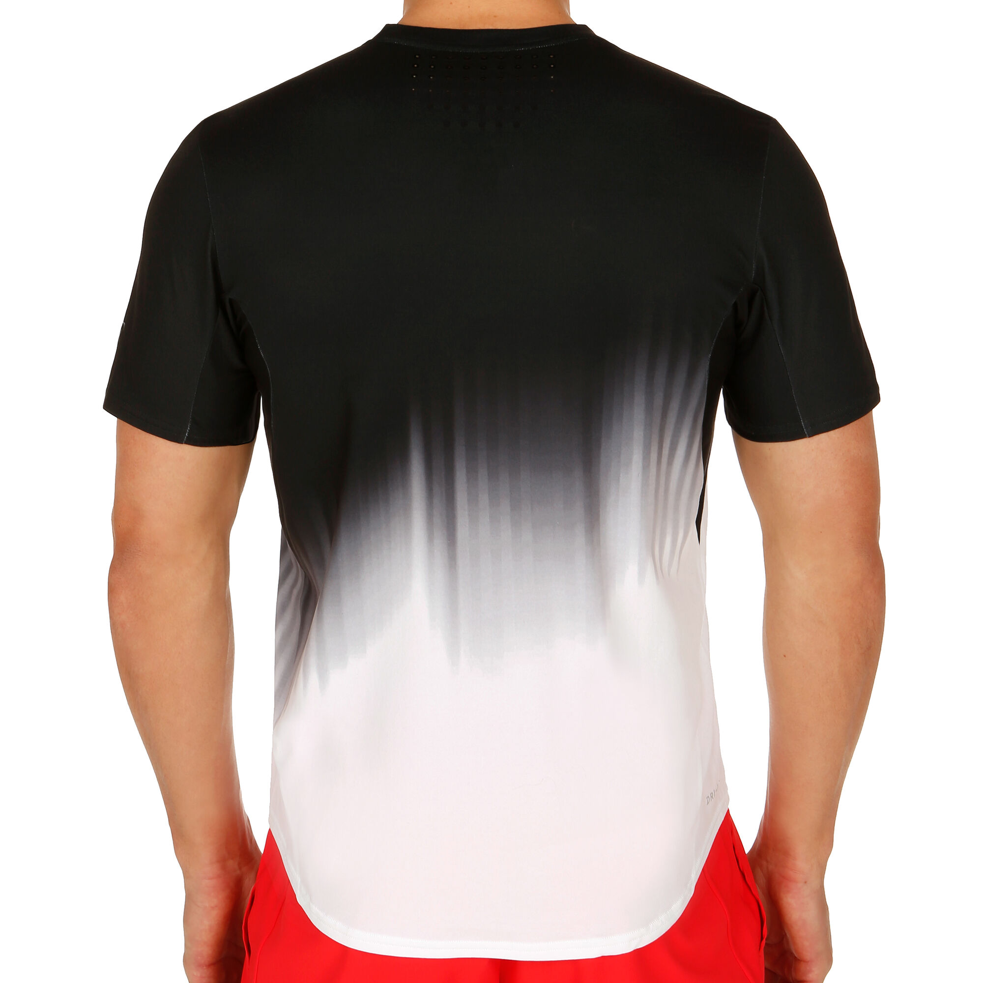 Nike Court Roger Federer Camiseta De Corta Hombres - Negro, Blanco online | Tennis-Point