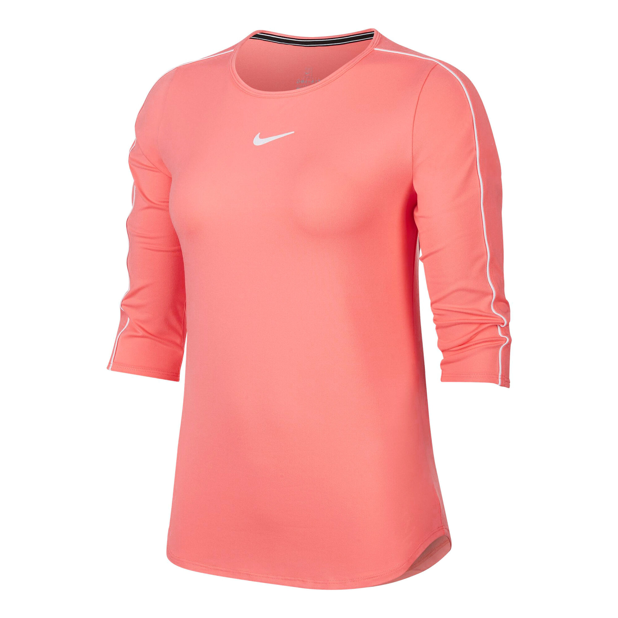 esposa Aliviar A rayas Nike Court Camiseta De Manga Larga Mujeres - Coral, Blanco compra online |  Tennis-Point