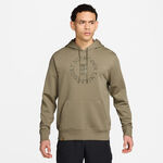 Ropa Nike Nike Court Dri-Fit Heritage Sudadera con capucha Hombres - oliva, oliva