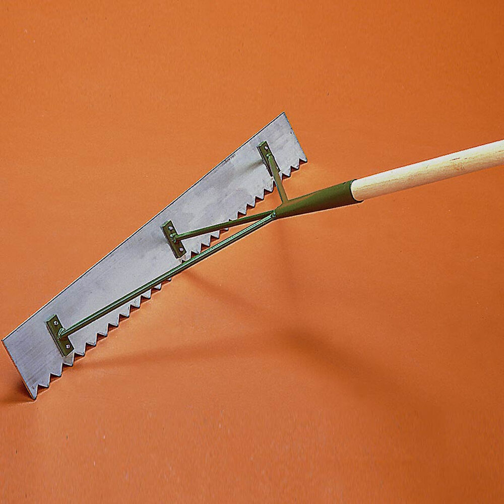 Tegra Regleta Dentada De Raspado Con Pivote De Metal (sin Mango)-Plateado