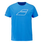 Ropa Babolat Babolat EX Camiseta de manga corta Hombres-azul claro