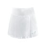 Minimal High Waist Falda Mujeres-Blanco,Plateado