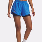 Ropa Under Armour Under Armour Fly By 2in1 Pantalones Cortos Mujeres-Azul,Azul Oscuro