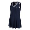 Contrast Vestido Mujeres - azul oscuro, 