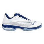 Zapatillas de tenis Mizuno Mizuno Wave Exceed Light 2 AC Zapatilla todas las superficies Mujeres - blanco, azul