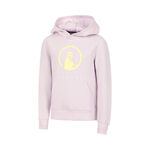 Ropa de tenis Quiet Please Quiet Please Crushaseline Logo Sudadera con capucha Chicas-morado, amarillo