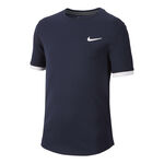 Ropa Nike Nike Court Dry Camiseta de manga corta Chicos - azul oscuro, blanco
