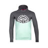 Bassem Lifestyle Sudadera con capucha Chicos - gris oscuro, mint