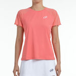 Ropa Bullpadel Bullpadel Dedale Camiseta De Manga Corta Mujeres-Coral