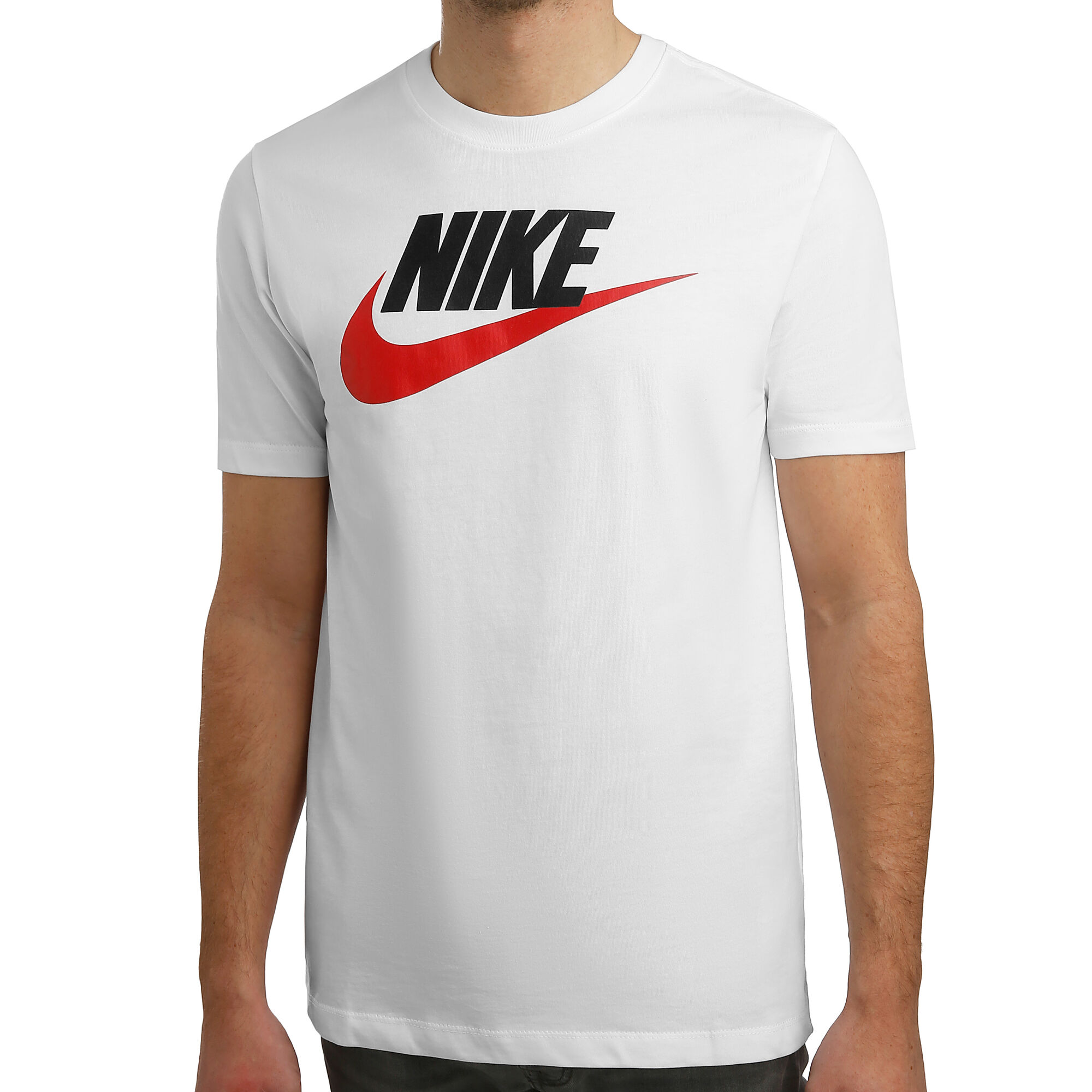 Nike Sportswear Camiseta De Manga Corta Hombres - Blanco, Negro compra