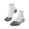 RU4 Endurance Short Calcetines Para Correr Hombres-Blanco,Gris