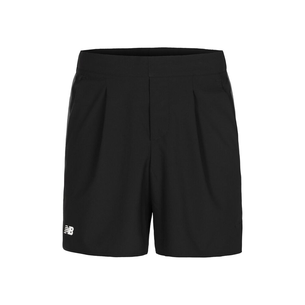 new balance tournament shorts hombres - negro