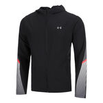 Ropa Under Armour Under Armour Velociti Storm Hooded Chaqueta Para Correr Hombres-Negro,Gris