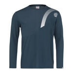 Ropa HEAD HEAD Club 22 Cliff Camiseta De Manga Larga Hombres-Azul Oscuro