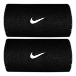 Ropa Nike Nike Swoosh Classic Doublewide Cinta para sudor Unisex - negro, blanco