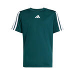 Ropa adidas adidas Essentials 3Stripes Camiseta De Manga Corta Chicos-Verde Oscuro,Blanco