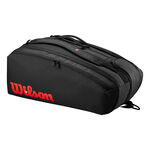 Bolsas De Tenis Wilson CLASH V3 15PK RACQUET BAG BLACK/Infrared