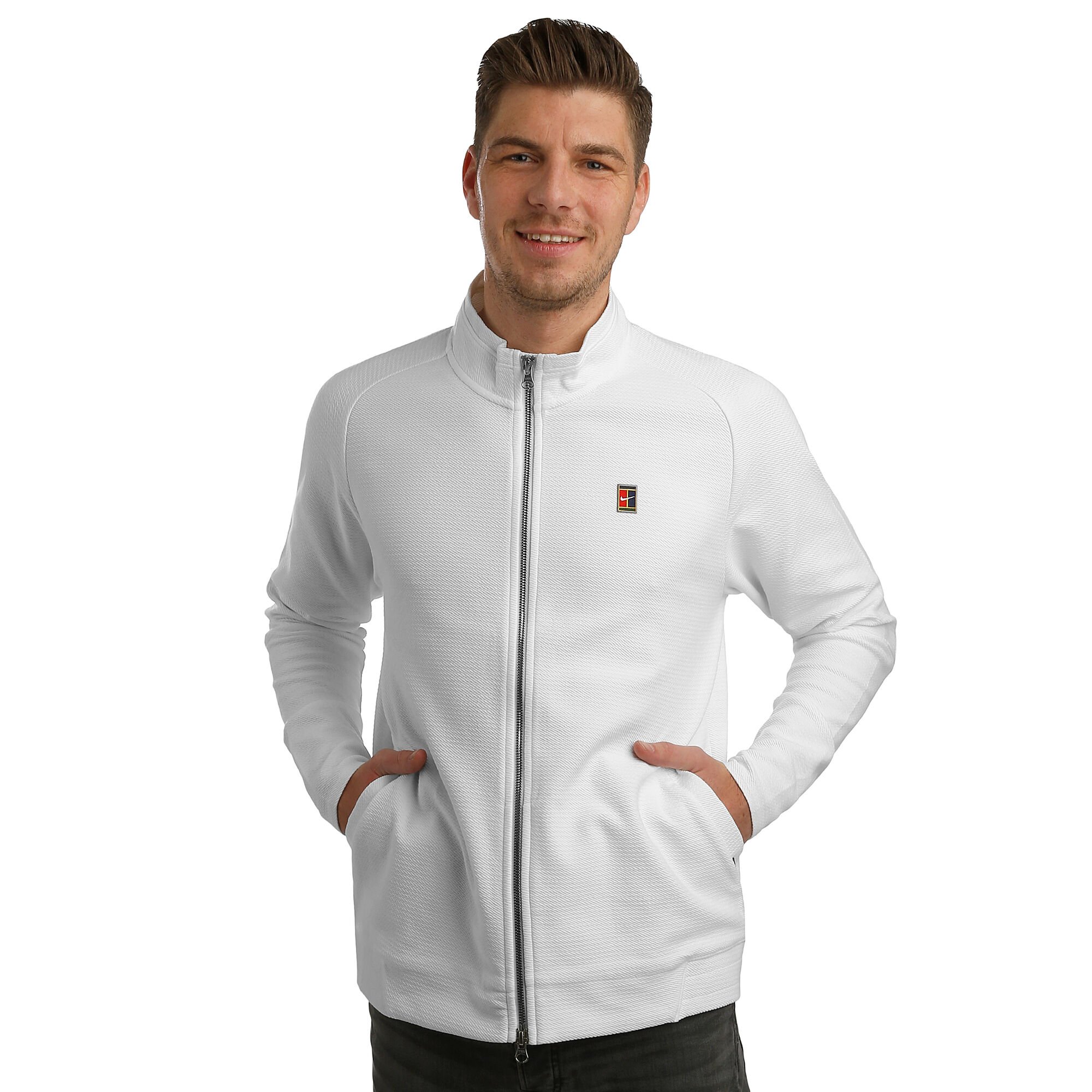 Nike Heritage Chaqueta De Entrenamiento Hombres - Blanco, Plateado compra online | Tennis-Point