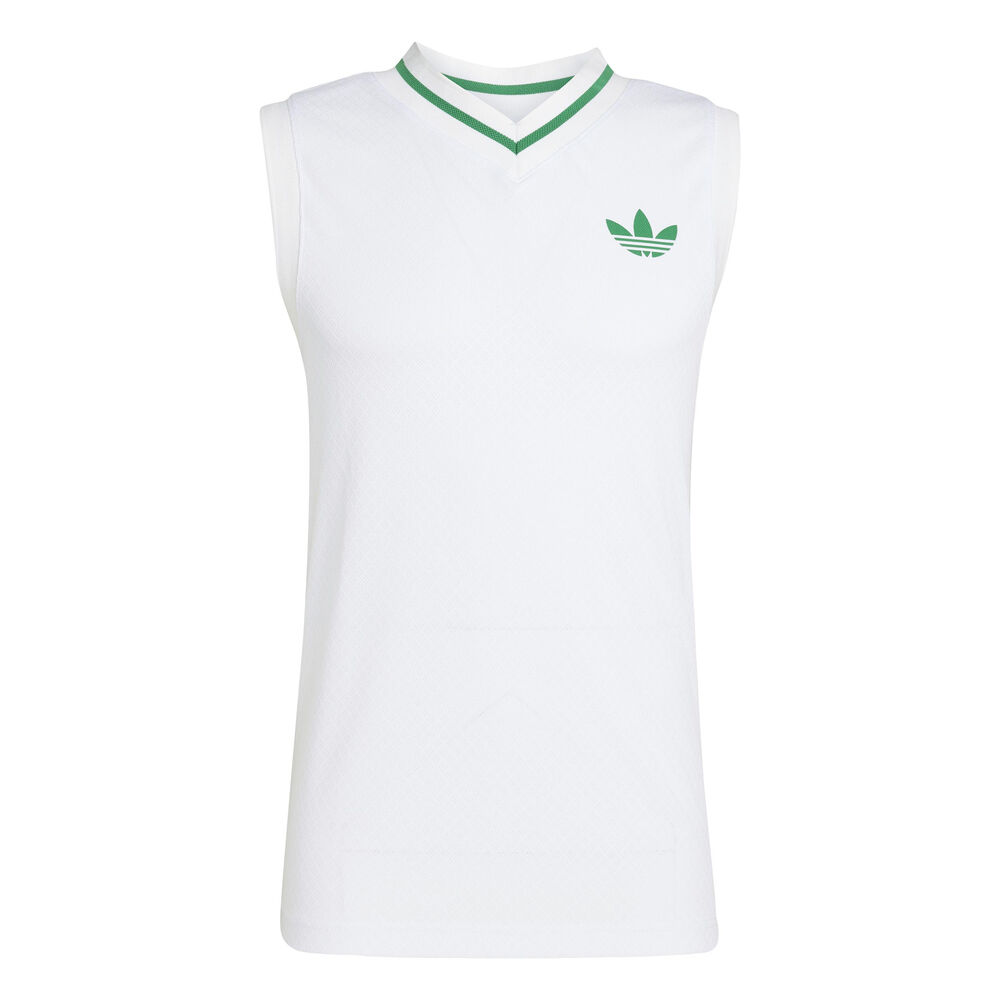 adidas Pro Camiseta De Tirantes Hombres-Blanco