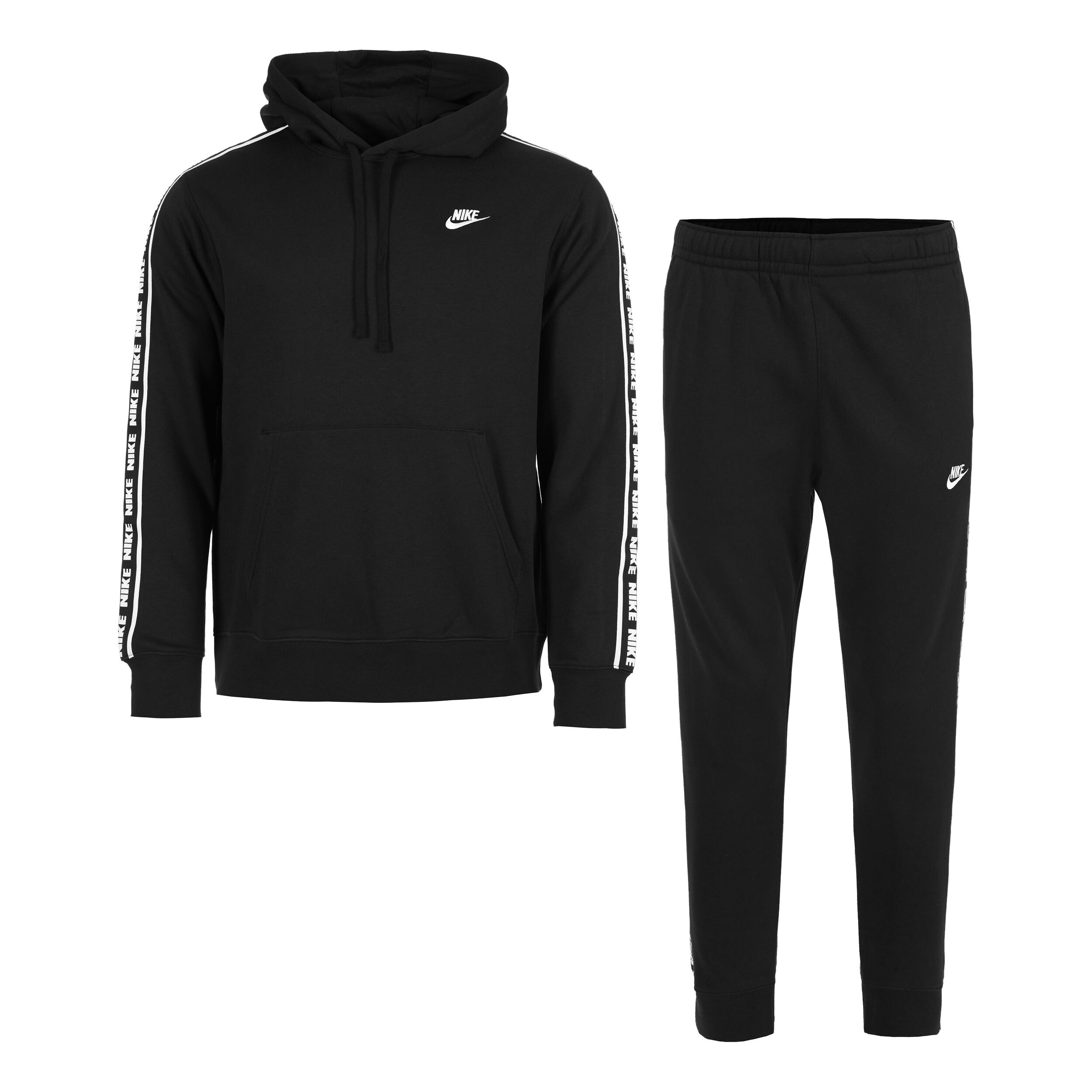 Chandal nike blanco y negro clearance