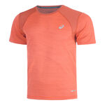 Ropa ASICS ASICS Road Camiseta De Running Hombres-Coral