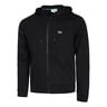 Classic Sudadera Con Cremallera Hombres-Negro