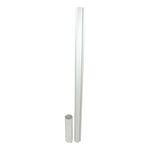 Accesorios De Pista Tegra ASS-Tennispfosten Alu, rund, eloxiert, 83 mm