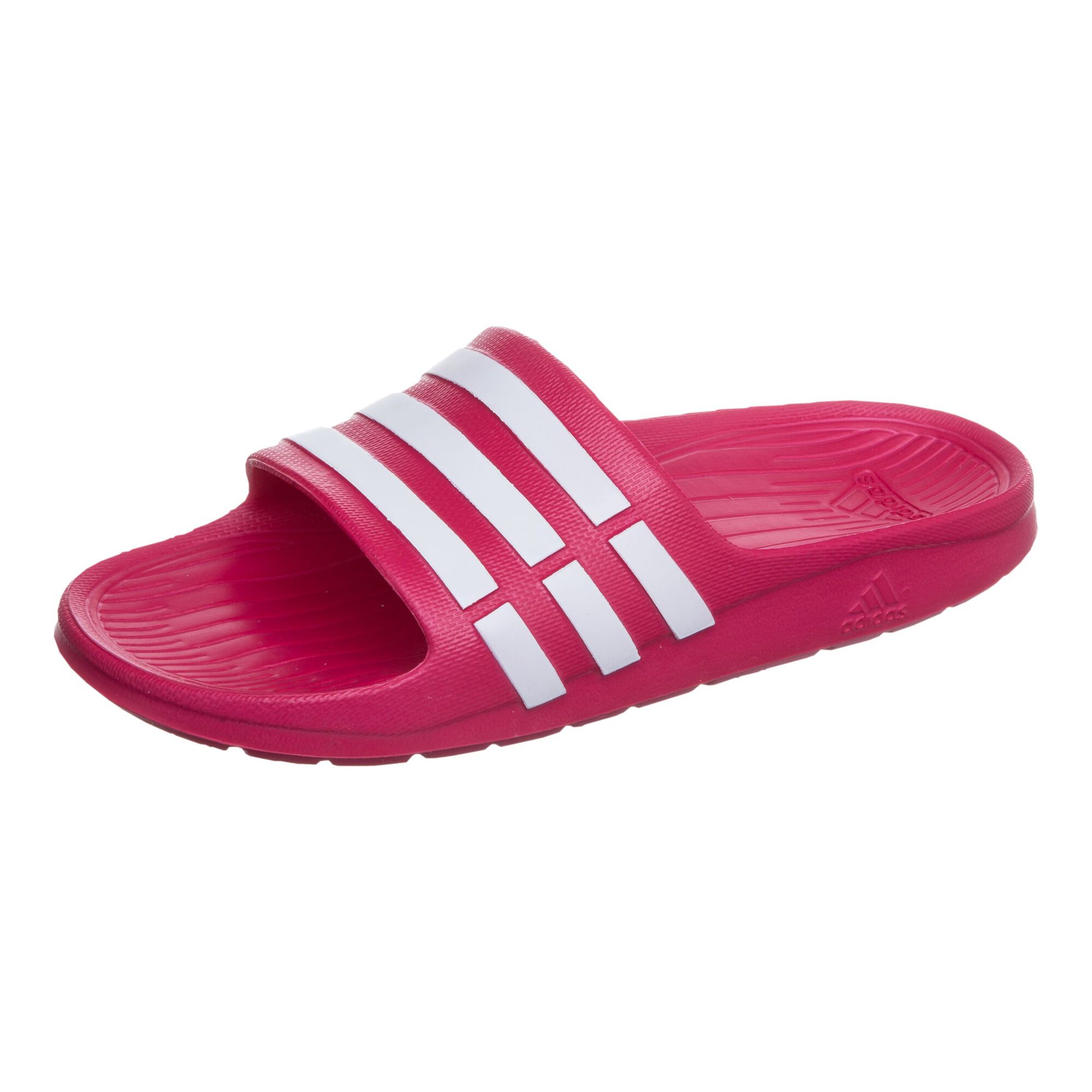 Bloquear Personas con discapacidad auditiva Insignia adidas Duramo Slide Chanclas Niños - Rosa, Blanco compra online |  Tennis-Point