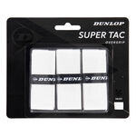 Sobregrips Dunlop D TAC SUPER TAC OVERGRIP WHITE 3PCS