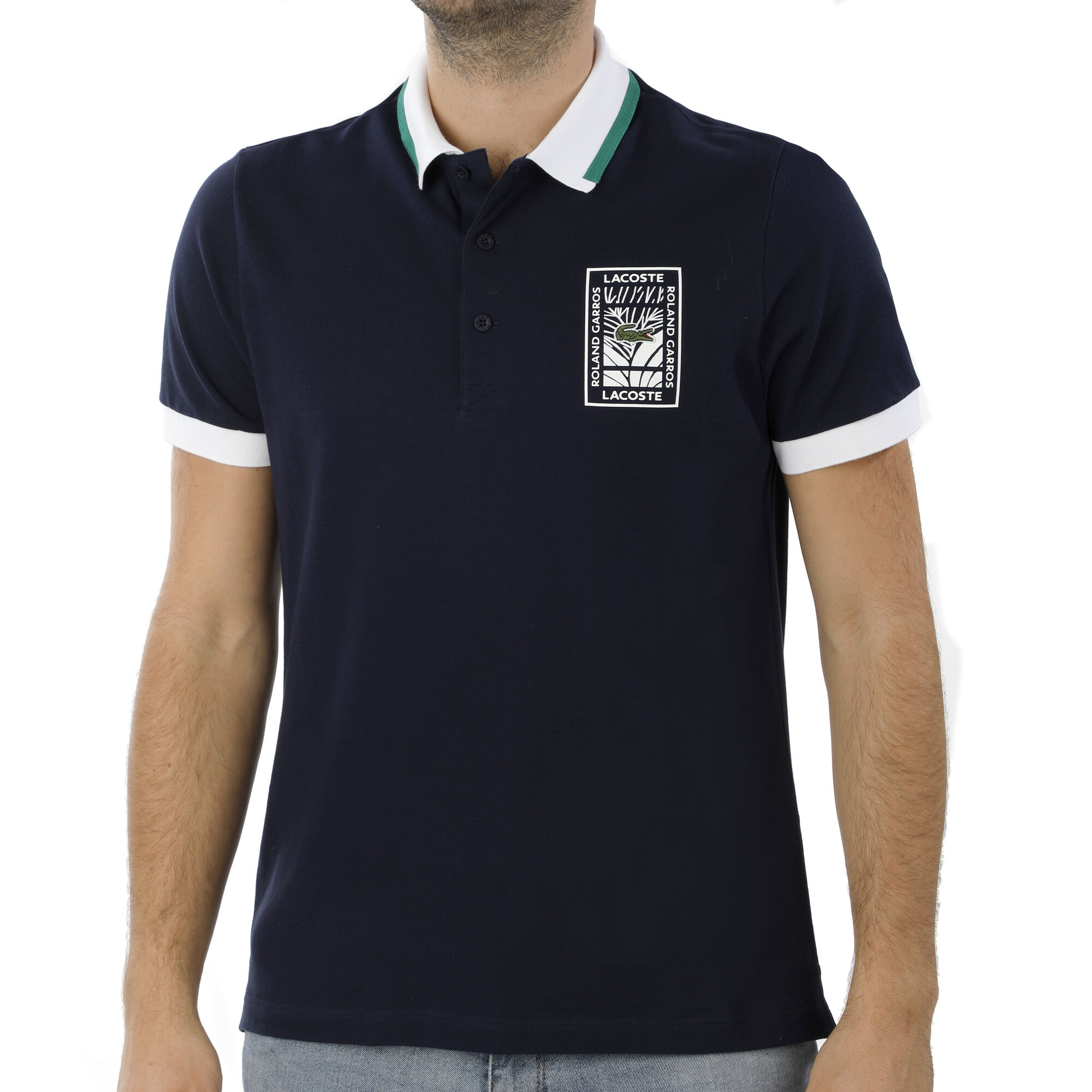 Lacoste Garros Lifestyle Polo - Azul Blanco compra online |