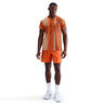 Court Victory Dri-Fit 7in Shorts Hombres - naranja, blanco