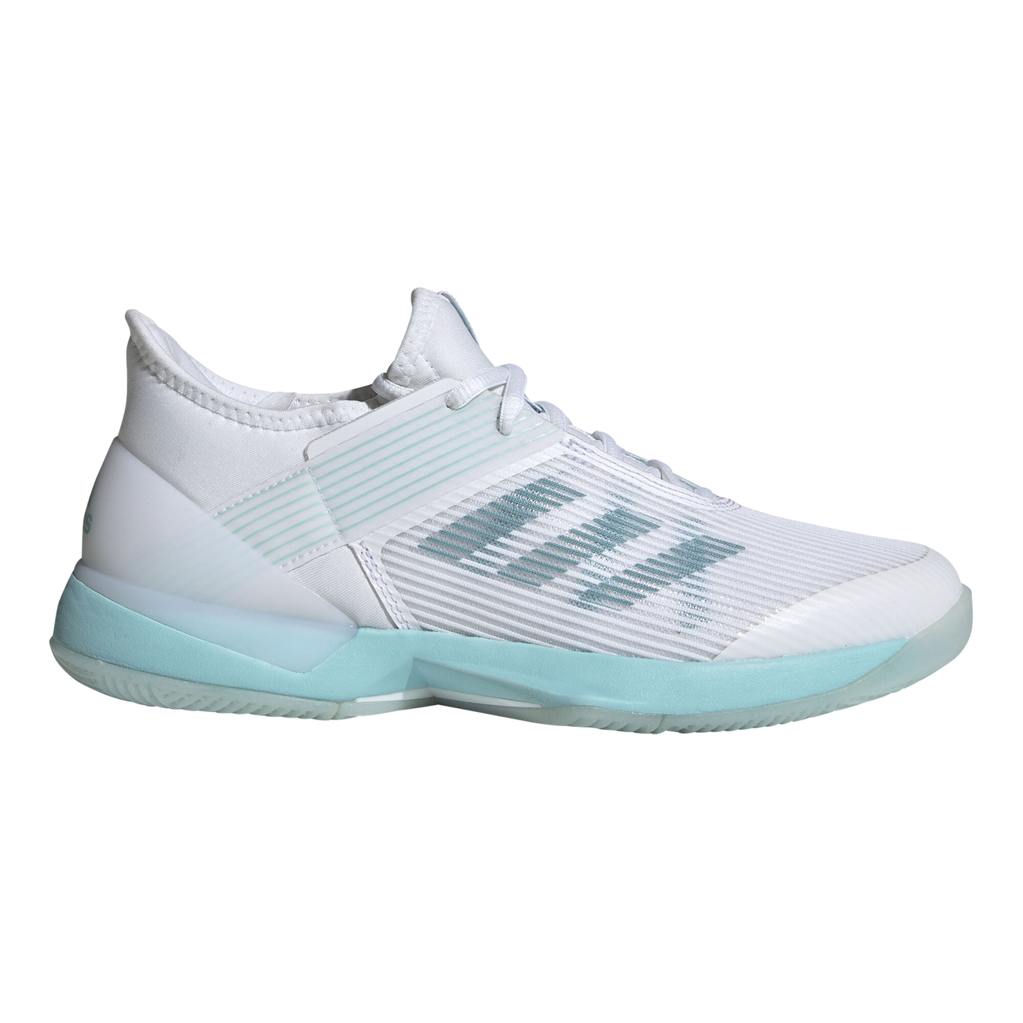 No haga cobija yo lavo mi ropa adidas Adizero Ubersonic 3 X Parley Zapatilla Todas Las Superficies Mujeres  - Blanco, Mint compra online | Tennis-Point