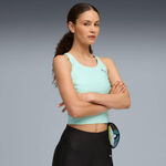 Ropa Puma Puma Raceday Ultraform Crop Camiseta De Running Mujeres-Verde