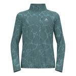 Ropa Odlo Odlo Zeroweight Print Chaqueta Para Correr Hombres-Azul-gris