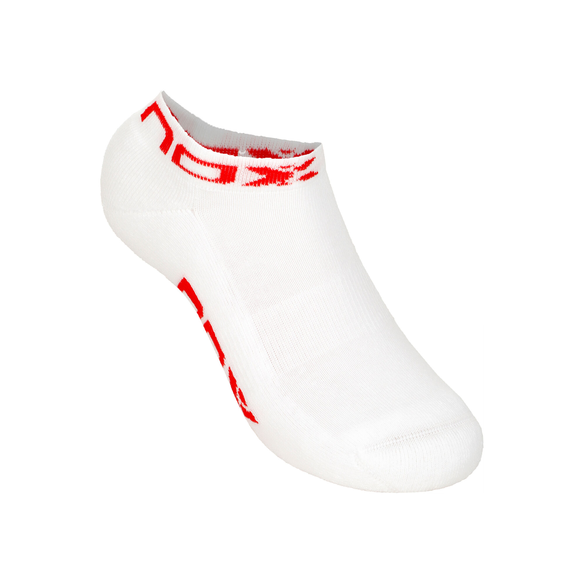 Calcetines Nox Mujer Padel Tenis Blanco Rojo