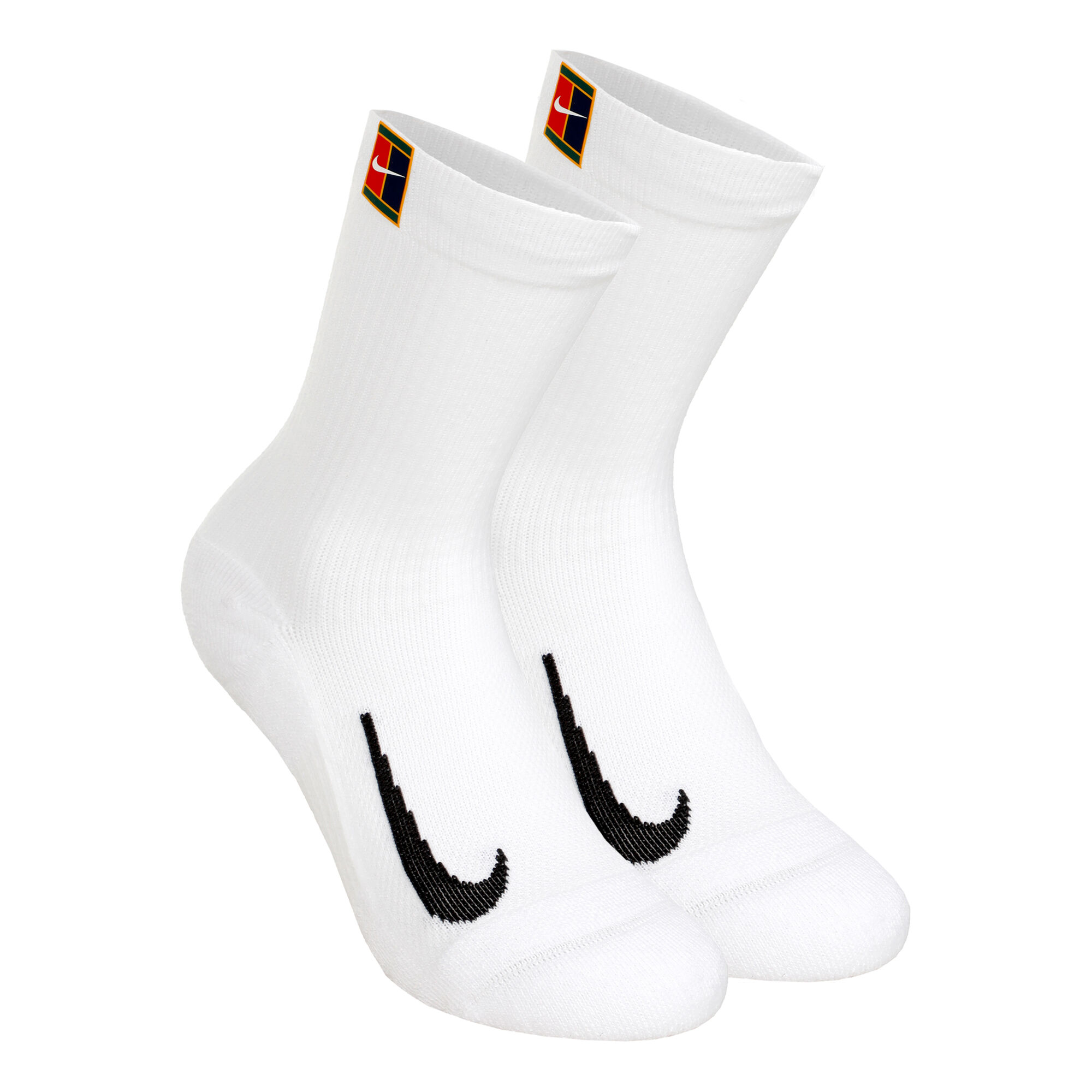 Nike Court Multiplier Cushioned Calcetines De Tenis Pack De 2 Blanco
