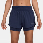 Ropa interior Nike Nike One Dri-Fit Mid Rise 3In 2N1 Shorts Mujeres-Azul Oscuro