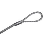 Accesorios de pista Tegra Tegra Cuerda De Alambre-Plateado