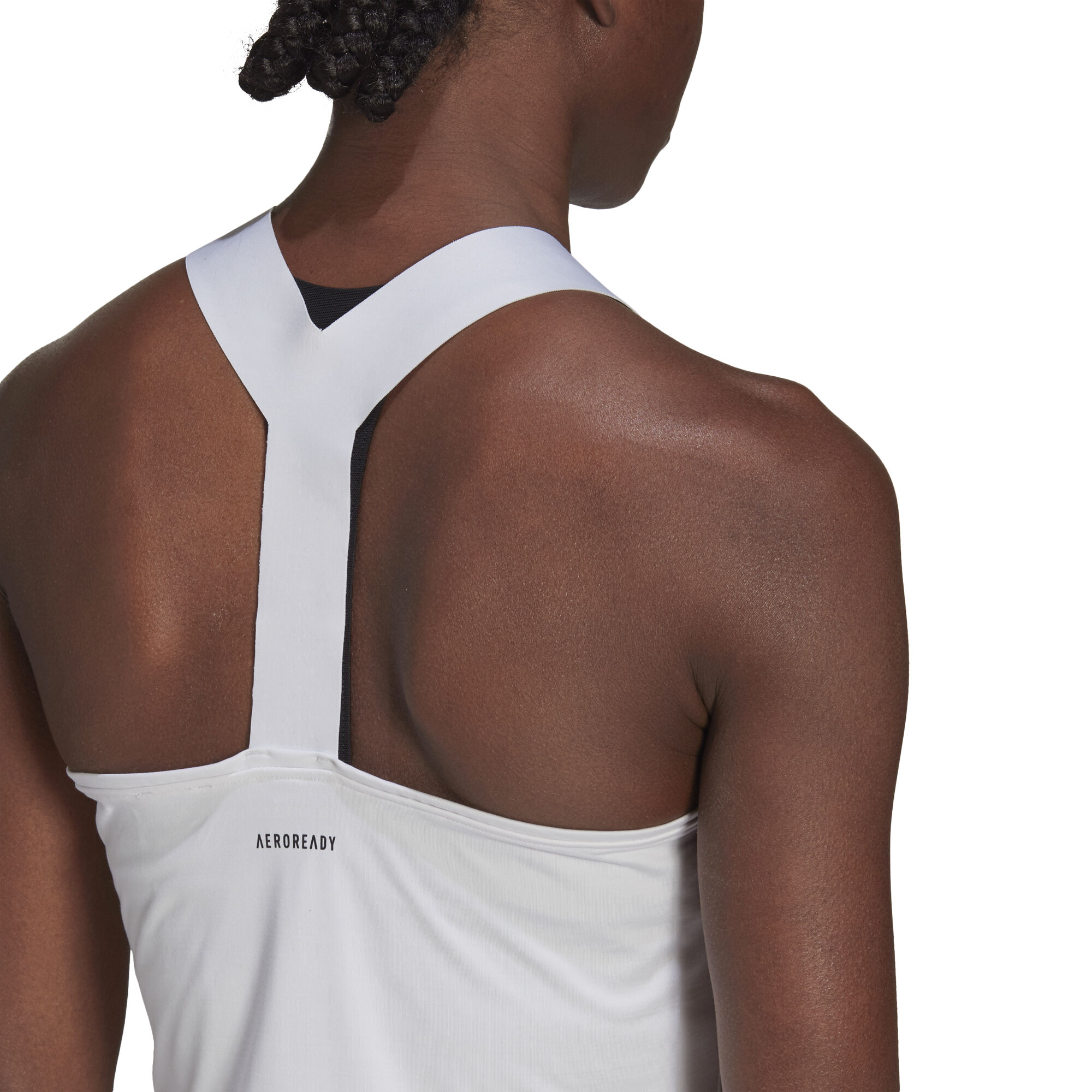 adidas Y- Camiseta Tirantes - Blanco, Negro compra online | Tennis-Point