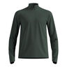 Essential Thermal Midlayer 1/2 Zip Camiseta De Running Hombres-Oliva