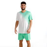 Crew 2.0 Camiseta de manga corta Hombres-verde, blanco