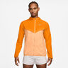 Stride Chaqueta para correr Hombres - crema, plateado