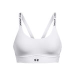 Ropa Under Armour Under Armour Infinity Mid 2.0 Sujetador Deportivo Mujeres-Blanco