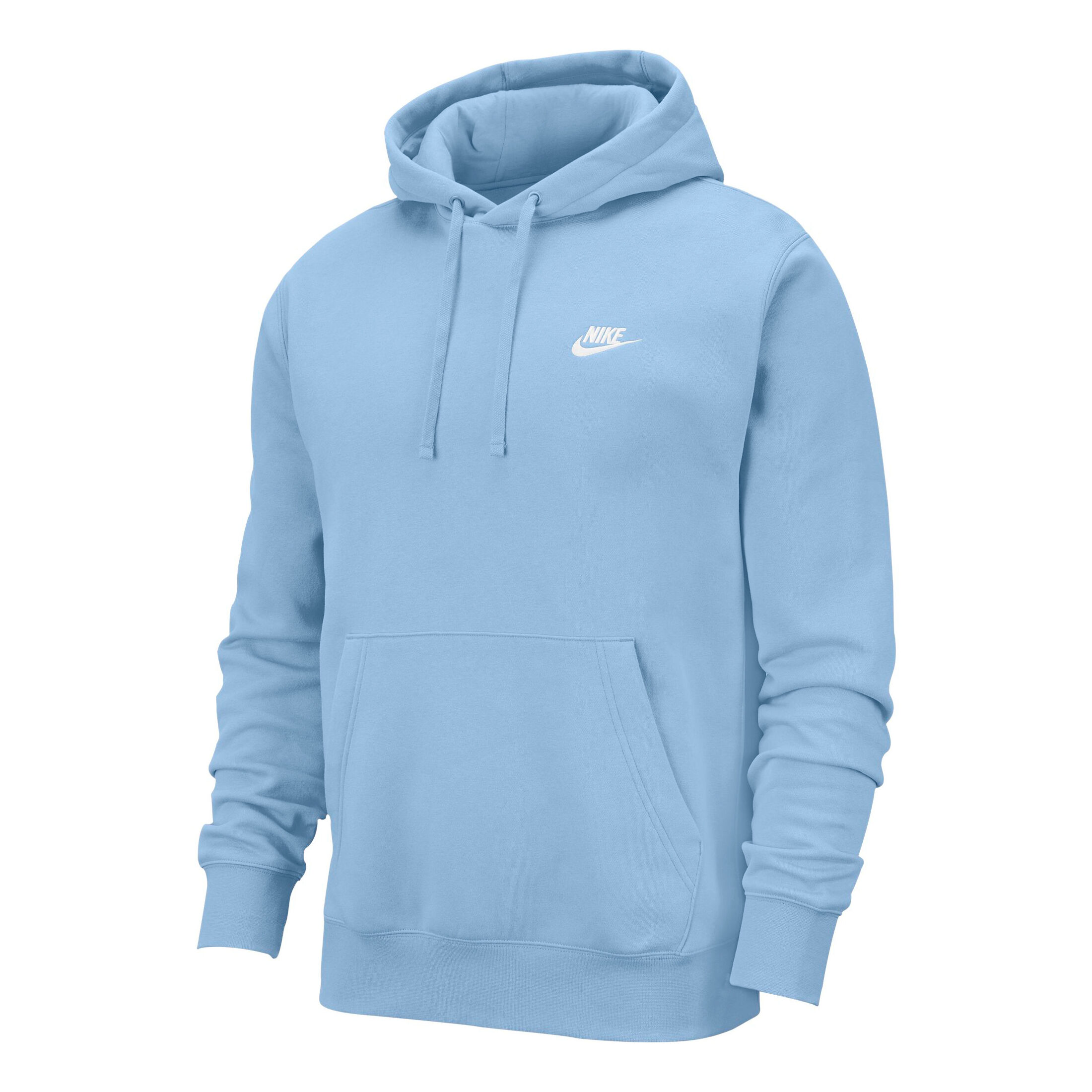 Sportswear Club Sudadera Con Capucha Hombres Azul Claro Blanco