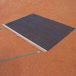 Accesorios de pista Tegra Tegra Red De Arrastre Con Chapa De Madera,Pesado-Marr&oacute;n,Negro Mate