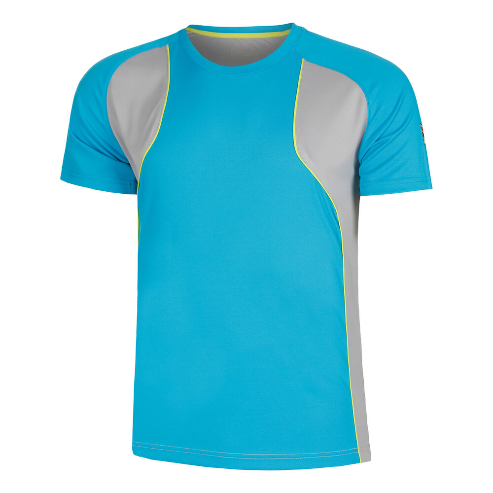 Fila Hudson Camiseta De Manga Corta Hombres - Turquesa, Plateado